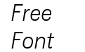 Doctrine W00 Light Italic