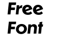 Dunbar Tall Bold Italic
