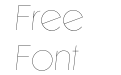 Dunbar Tall Hairline Italic