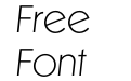 Dunbar Tall Light Italic