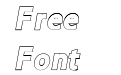 Dustin Italic Outline Regular