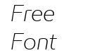 E Mprint Light Italic
