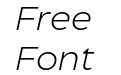 Eastman Roman Trial Light Italic Eastman Roman Trial Light Italic