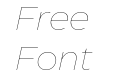 Eastman Roman Trial Thin Italic