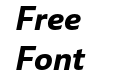 Ebony Bold Italic