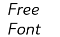 Ebony Lt Italic