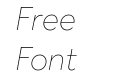 Effra CC Hairline Italic Effra CC Hairline Italic