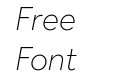 Effra CC Thin Italic Effra CC Thin Italic