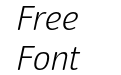 Eigerdals Light Italic Eigerdals Light Italic
