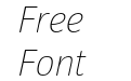Eigerdals Thin Italic Eigerdals Thin Italic