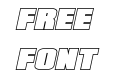 Elephant Gun Outline Italic Elephant Gun Outline Italic