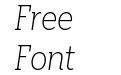 Elizeth Cond Trial Extralight Italic Elizeth Cond Trial Extralight Italic