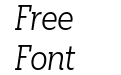 Elizeth Cond Trial Light Italic Elizeth Cond Trial Light Italic