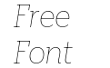 Elizeth Trial Thin Italic Elizeth Trial Thin Italic