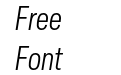 Elza Condensed Light Oblique Elza Condensed Light Oblique