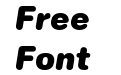 Elza Round Trial Black Italic Elza Round Trial Black Italic