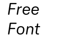 Elza Round Trial Italic Elza Round Trial Italic