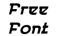 Emencut Extra Bold Slanted Emencut Extra Bold Slanted