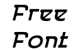 Emencut Semibold Slanted Emencut Semibold Slanted