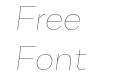 Engram W05 Hairline Italic Engram W05 Hairline Italic