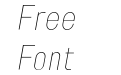 Engula Thin Italic Engula Thin Italic