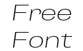 Enotria Expanded Light Italic Enotria Expanded Light Italic