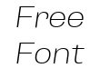 Enotria Wide Light Italic Enotria Wide Light Italic