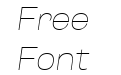 Enotria Wide Thin Italic Enotria Wide Thin Italic
