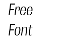EnotriaW05 Condensed Italic EnotriaW05 Condensed Italic