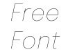 Epilogue Thin Italic Epilogue Thin Italic