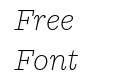 Equitan Slab Extra Light Italic Equitan Slab Extra Light Italic