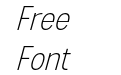 Esenka Extra Light Italic Esenka Extra Light Italic