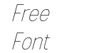 Esenka Thin Italic