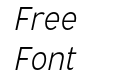 Expressway Lt Italic Expressway Lt Italic