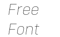 FSP DEMO Config Alt Thin Italic FSP DEMO Config Alt Thin Italic