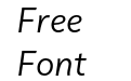 FSP DEMO Faible Italic