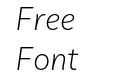 FSP DEMO Faible Light Italic Regular FSP DEMO Faible Light Italic Regular