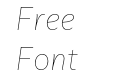FSP DEMO Faible Thin Italic