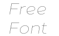 FSP DEMO Loew Thin Italic Regular FSP DEMO Loew Thin Italic Regular