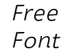 FSP DEMO Nema Light Italic Italic