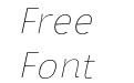 FSP DEMO Nema Thin Italic Italic FSP DEMO Nema Thin Italic Italic