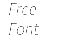 FSP DEMO Roanne Cond Thin Italic Regular FSP DEMO Roanne Cond Thin Italic Regular