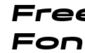 FSP DEMO Taruno Wide Bold Italic FSP DEMO Taruno Wide Bold Italic
