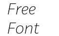 FSP DEMO Van Sans Thin Italic FSP DEMO Van Sans Thin Italic