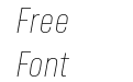 FS Industrie Cd Thin Italic FS Industrie Cd Thin Italic
