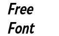 FSP DEMO Adrianna Condensed Lt Bold Italic