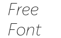 FSP DEMO Amostra Thin Italic Regular FSP DEMO Amostra Thin Italic Regular