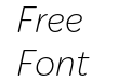FSP DEMO Amostra Ultra Light Italic Regular FSP DEMO Amostra Ultra Light Italic Regular