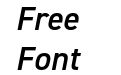 FSP DEMO DIN2014 Demi Italic FSP DEMO DIN2014 Demi Italic