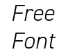 FSP DEMO DIN2014 Light Italic FSP DEMO DIN2014 Light Italic